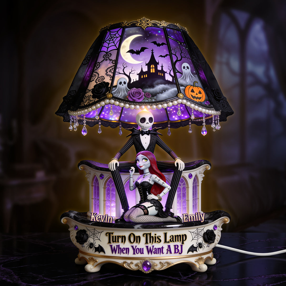 "Light Up the Night with Love!" - Moonlit Lovers Light Box - Personalized Gifts for Couples Light Box PopCulturePrints