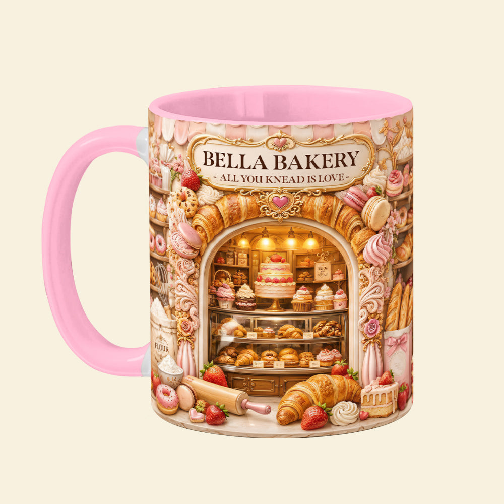 Bake With Love - Personalized Gift Mug for Bakers Coffee Mug PopCulturePrints