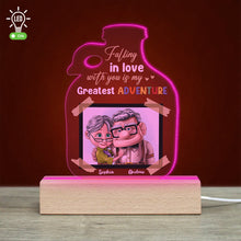 Load image into Gallery viewer, Customizable LED Couple Light - Perfect Valentine's Day Gifts for Anniversaries Led Night Light PopCulturePrints

