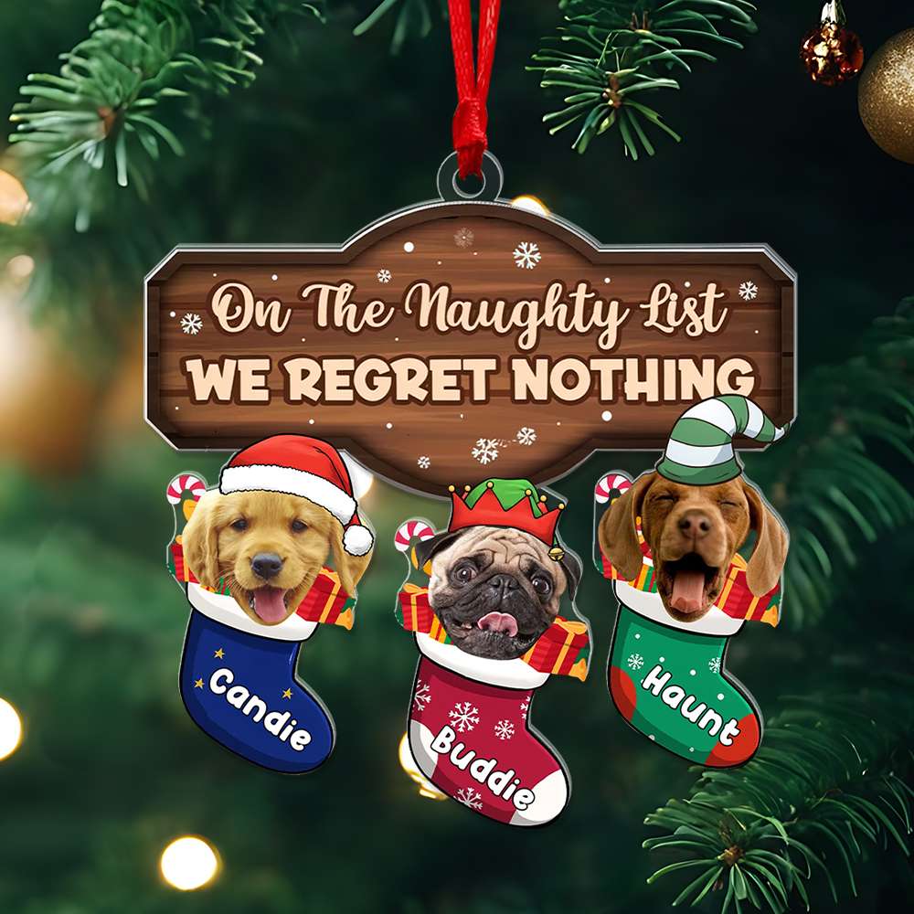 Personalized Christmas Pet Ornament for Pet Lovers Ornament PopCulturePrints