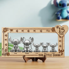 Load image into Gallery viewer, Celebrate Your Family with a Cute Monster Family Wood Sign - Personalized Gift for Loved Ones Wood Sign PopCulturePrints
