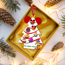 Load image into Gallery viewer, Personalized Family Cupcake Christmas Tree Ornament Ornament PopCulturePrints
