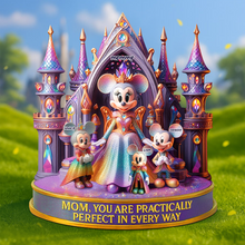 Load image into Gallery viewer, &quot;Mom, You Are Practically Perfect In Every Way&quot; - Personalized Acrylic Plaque Gift for Mom, Grandma, and Special Loved Ones Shaped Plaques PopCulturePrints
