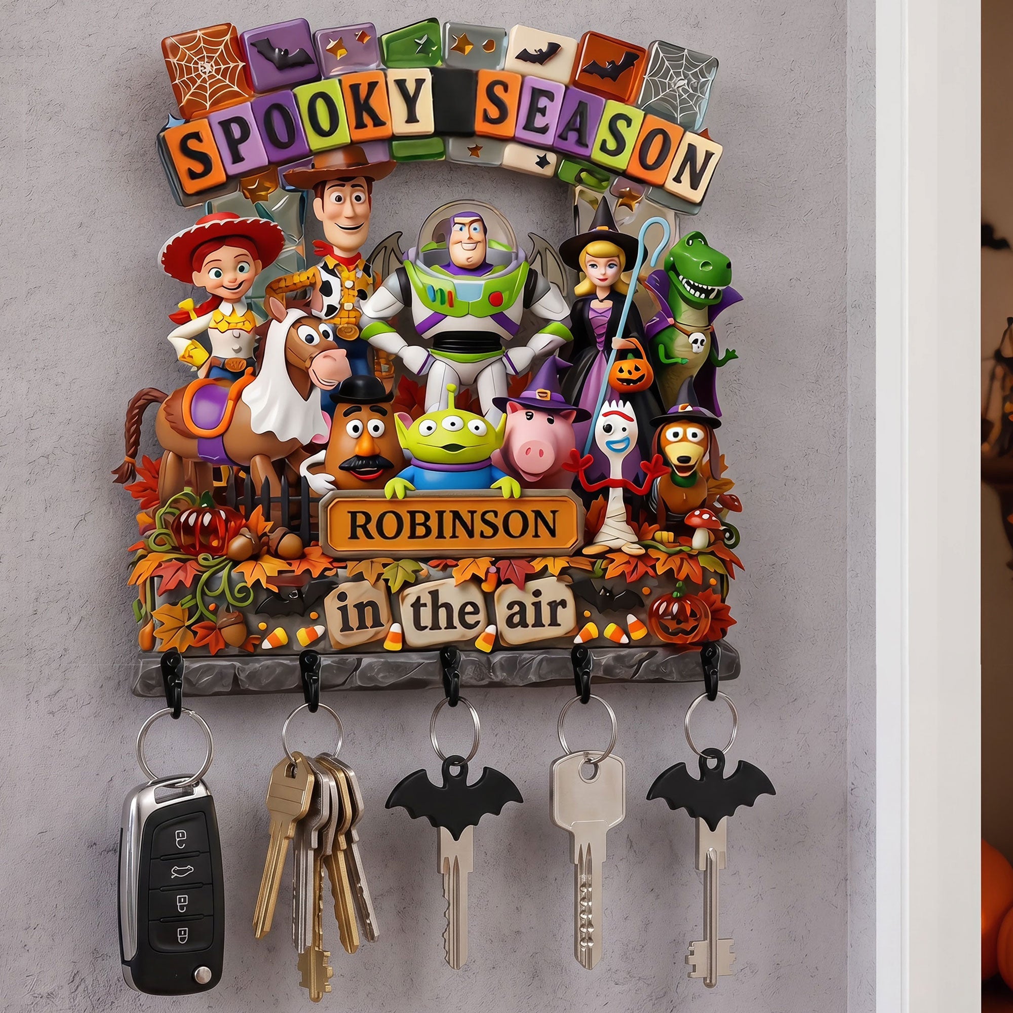 Spooky Season Acrylic Key Hanger - Personalize Your Halloween Decor Key Hanger PopCulturePrints