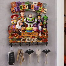 Load image into Gallery viewer, Spooky Season Acrylic Key Hanger - Personalize Your Halloween Decor Key Hanger PopCulturePrints
