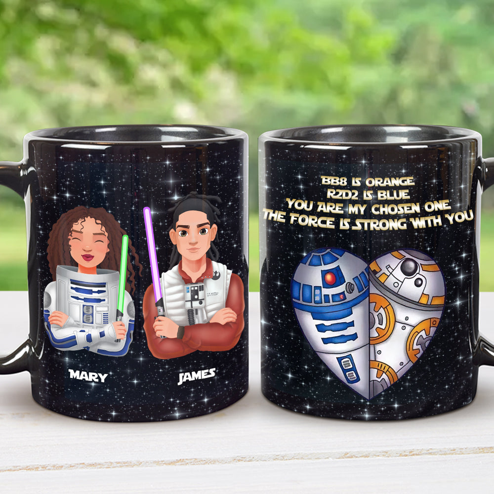 Star Adventure Personalized Couple Mug Set