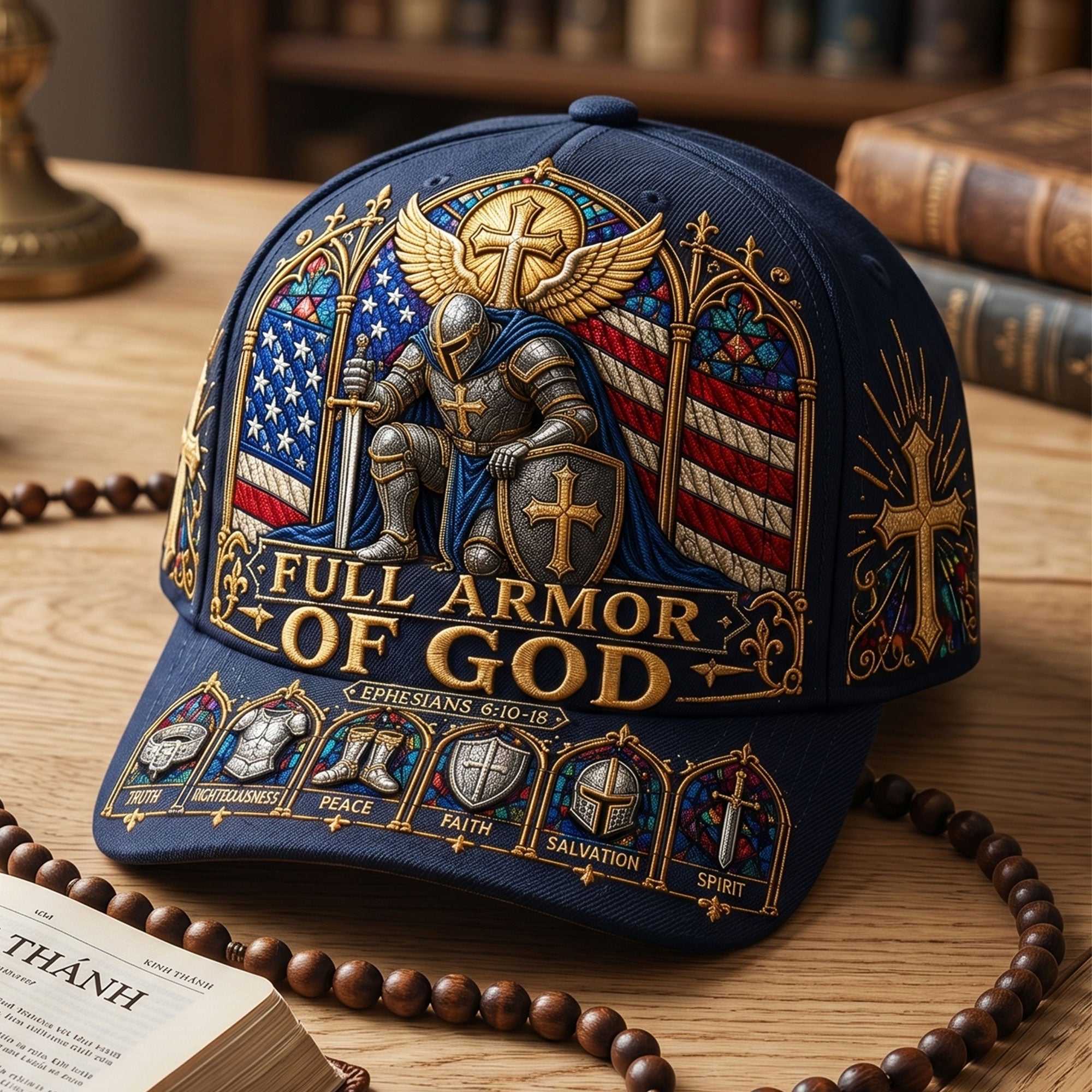 “Wear Your Faith with Pride” - Personalized Armor Of God Classic Cap - Custom Gift for Christians, Friends and Family