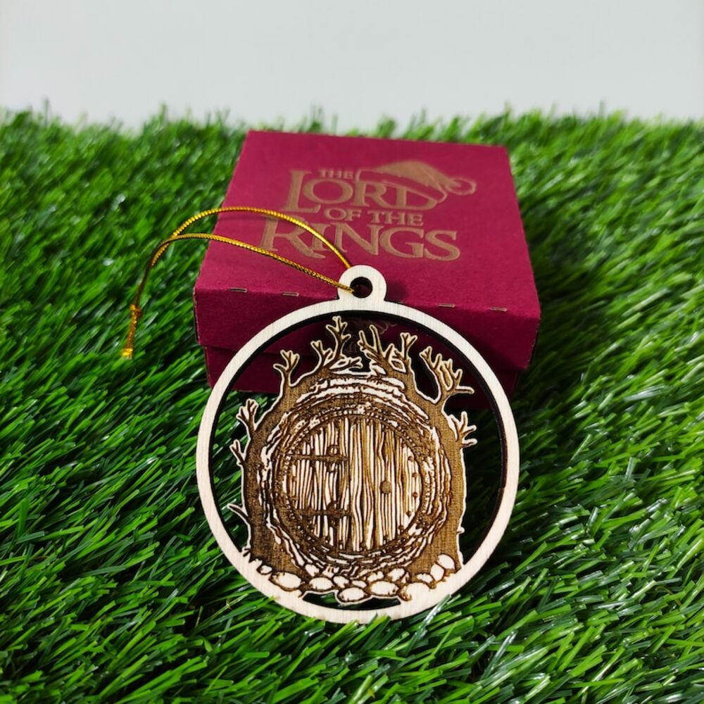 Set of 6 Wooden Middle-Earth Christmas Ornaments Ornament PopCulturePrints