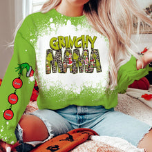 Load image into Gallery viewer, Grinchy Mama Personalized Christmas Shirt AOP Products PopCulturePrints
