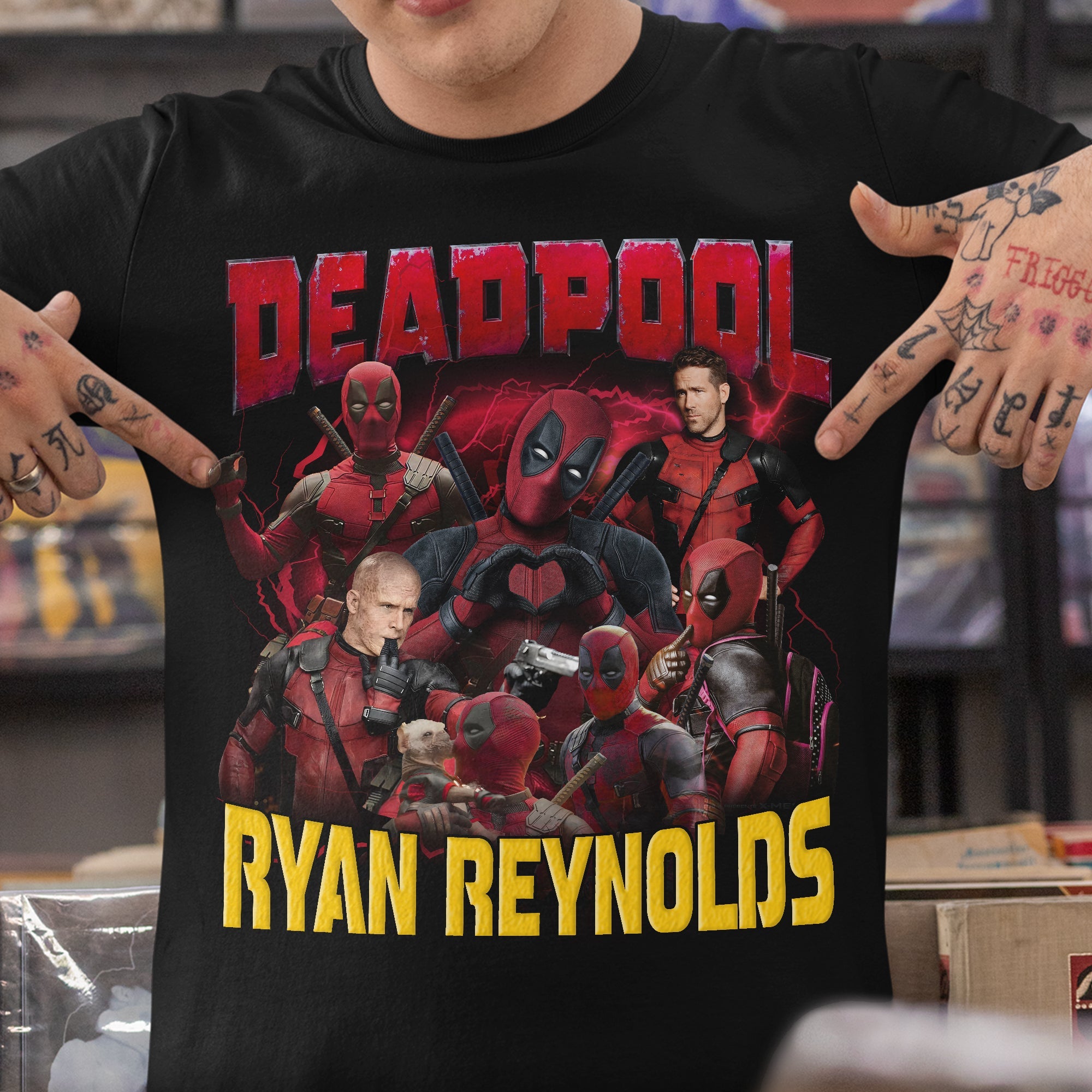 Deadpool Ryan Reynolds Movie Fan T-Shirt