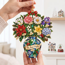 Load image into Gallery viewer, Celebrate Your Family's Love: Personalized Family Birth Month Flower Ornament - Unique Gift Idea for Loved Ones
