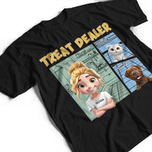 Load image into Gallery viewer, “Treat Dealer” - A Fun Personalized T-Shirt for Pet Lovers - Perfect Gift for Dads, Grandpas, and Animal Enthusiasts T-shirt PopCulturePrints
