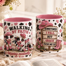 Load image into Gallery viewer, Walking By Faith Calf Coffee Mug - Personalized Christian Gift for Loved Ones
