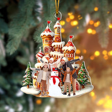 Load image into Gallery viewer, Personalized Family Christmas Acrylic Ornament Ornament PopCulturePrints
