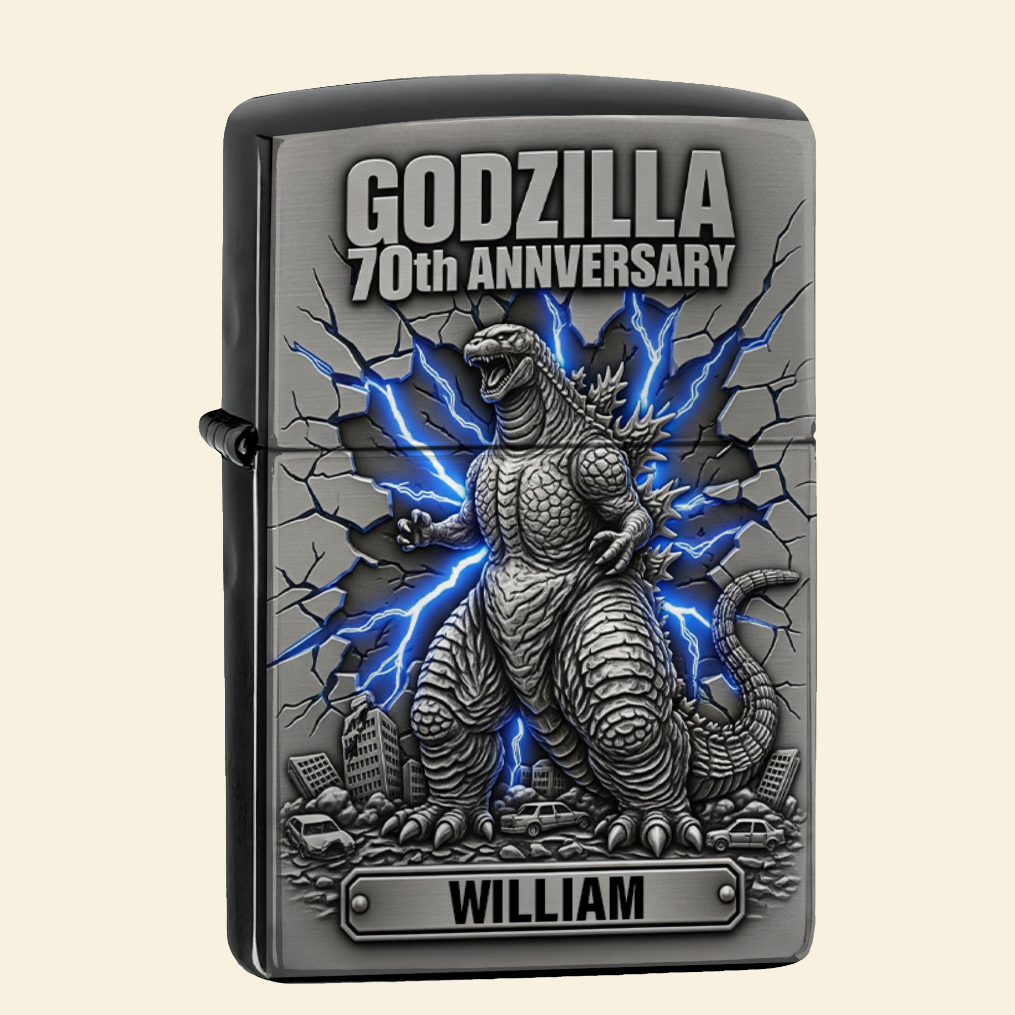 Celebrate with Godzilla: Personalized Giant Monster Lighter - Perfect Gift for Movie Fans Lighter PopCulturePrints