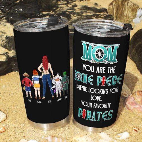 Personalized One Piece Mom Tumbler - Mother's Day Gift Tumbler Cup PopCulturePrints