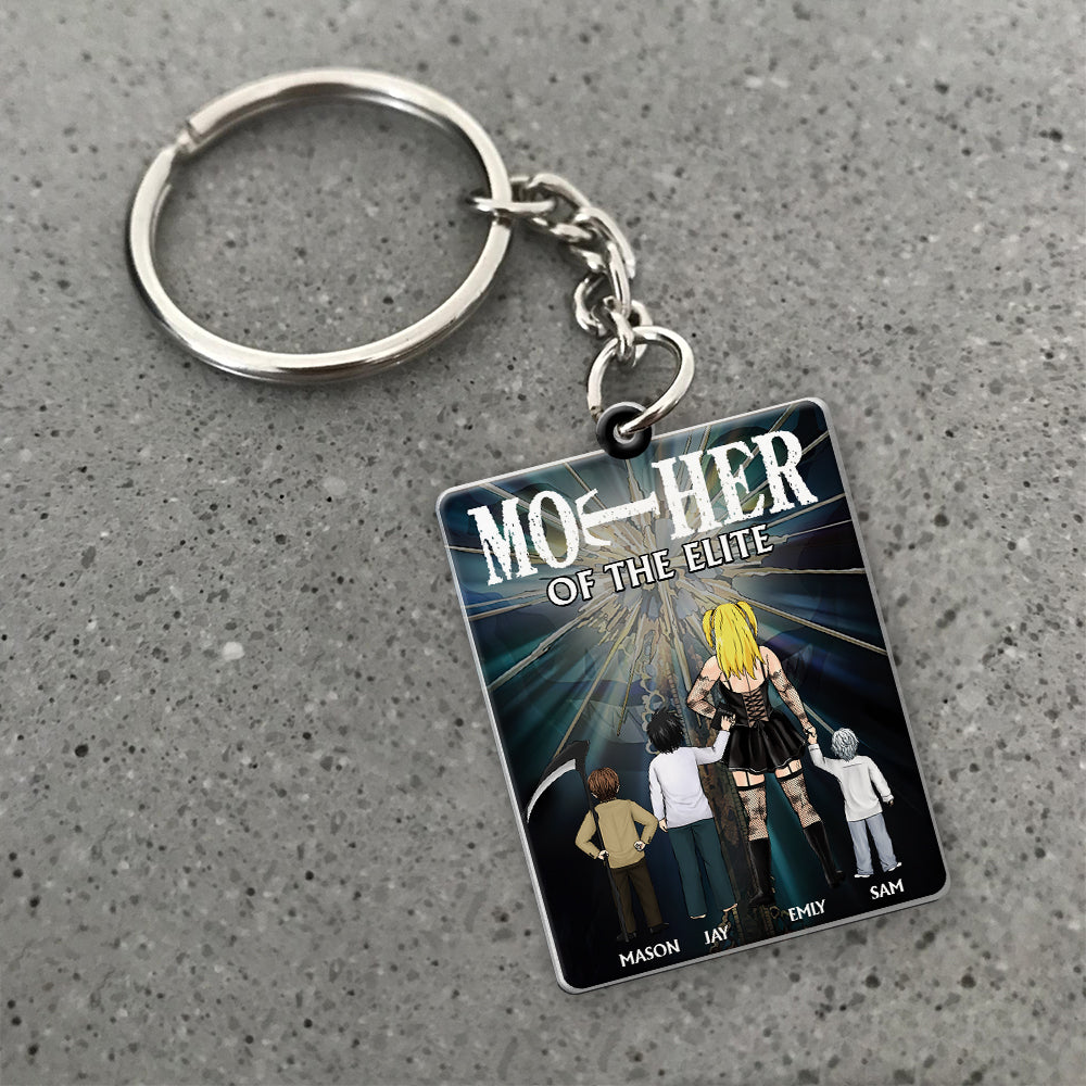 Elite Father's Day Personalized Keychain Keychains PopCulturePrints