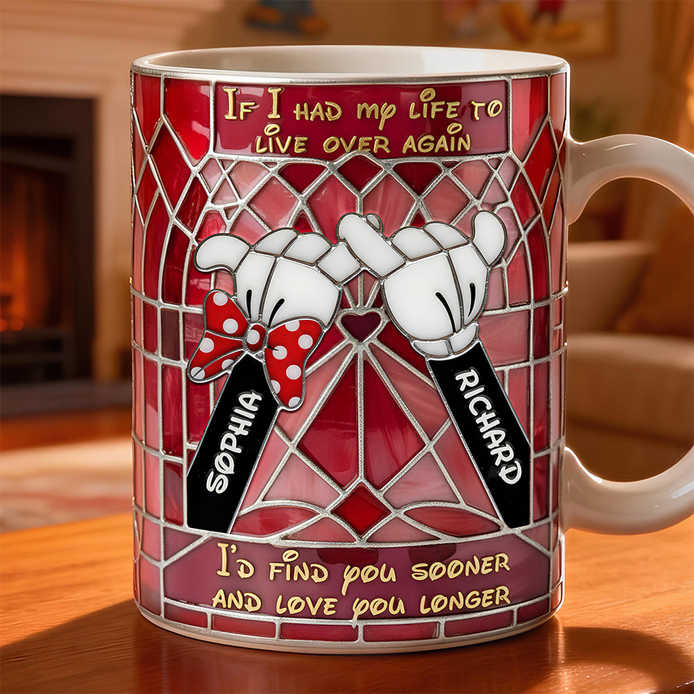 If I Had My Life To Live Over Again - Couple Forever Mug - Personalized Gift for Couples Coffee Mug PopCulturePrints