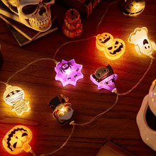 Load image into Gallery viewer, Halloween LED String Lights - Perfect Gift for Horror Fans
