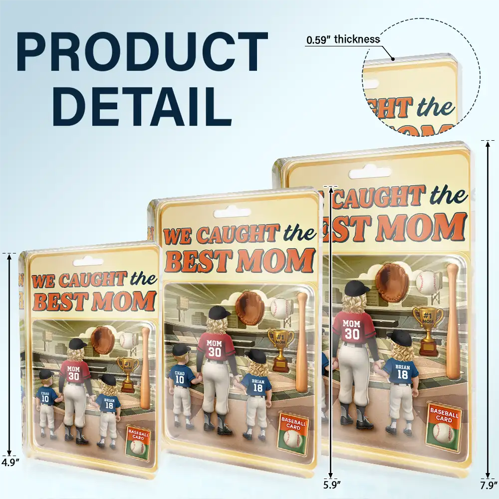 I Caught the Best Mom - Personalized Custom Shaped Acrylic Plaque Acrylic Plaque PopCulturePrints