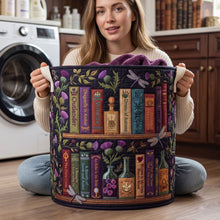 Load image into Gallery viewer, Historical Fiction Collection Quilted Laundry Basket - Personalized Gifts For Book Lovers 03qhti130726 Laundry Basket PopCulturePrints
