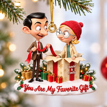 Load image into Gallery viewer, You’re My Favorite Gift Ornament - Personalized Christmas Gift for Couples
