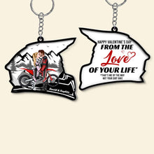 Load image into Gallery viewer, Custom Motocross Couple Keychain - Perfect Gift from Your Loved One Keychains PopCulturePrints
