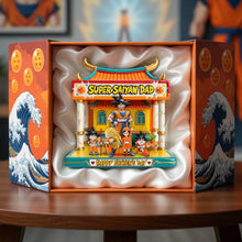 Load image into Gallery viewer, “Super Saiyan Dad: For The Ultimate Hero!” - Custom Acrylic Plaque - Gifts for Dad, Grandpa, and More Shaped Plaques PopCulturePrints
