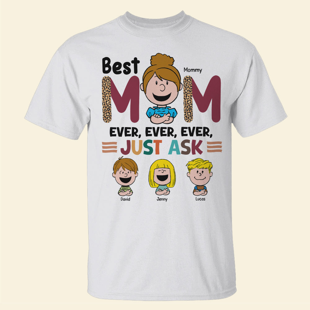 Best Mom Ever Personalized Shirt Shirts PopCulturePrints