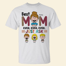 Load image into Gallery viewer, Best Mom Ever Personalized Shirt Shirts PopCulturePrints
