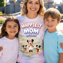 Load image into Gallery viewer, Happiest Mom On Earth - Personalized 3D Shirt for Any Mom AOP Products PopCulturePrints
