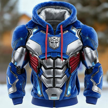 Load image into Gallery viewer, "Unleash Your Inner Hero with Cyber Armor!" - 3D Hoodie, Personalized Gift for Superhero Fans, Gamers, and Holiday Celebrations AOP Products PopCulturePrints
