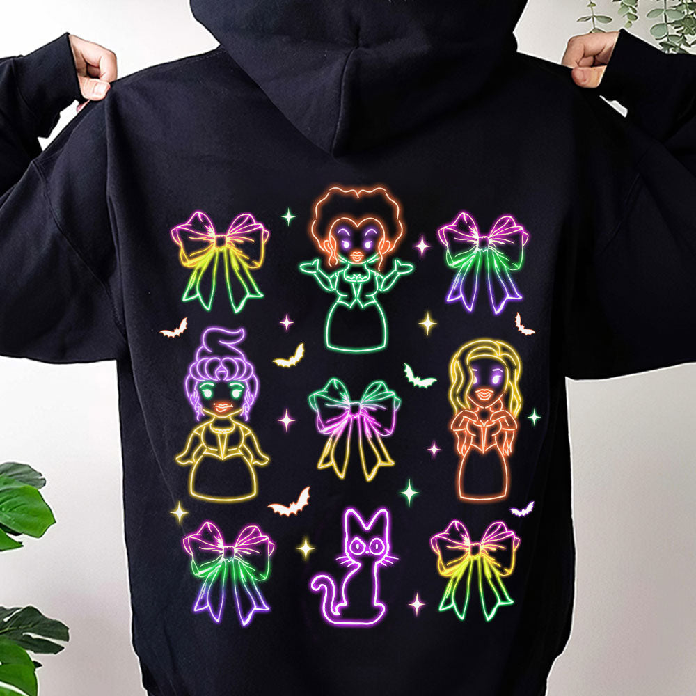 Glow in the Dark 'Mean Witch' Halloween Shirt AOP Products PopCulturePrints