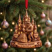 Load image into Gallery viewer, Forever By Your Side – Personalized Christmas Ornament for Couples Ornament PopCulturePrints
