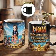 Load image into Gallery viewer, Mom, You're Our One Piece – Personalized Magic Coffee Mug for Her Coffee Mug PopCulturePrints
