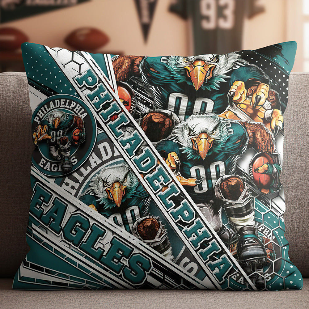 Experience the Bold Spirit: Custom Miami Dolphins Pillow - Perfect Gift for Fans and Home Decor Pillow PopCulturePrints