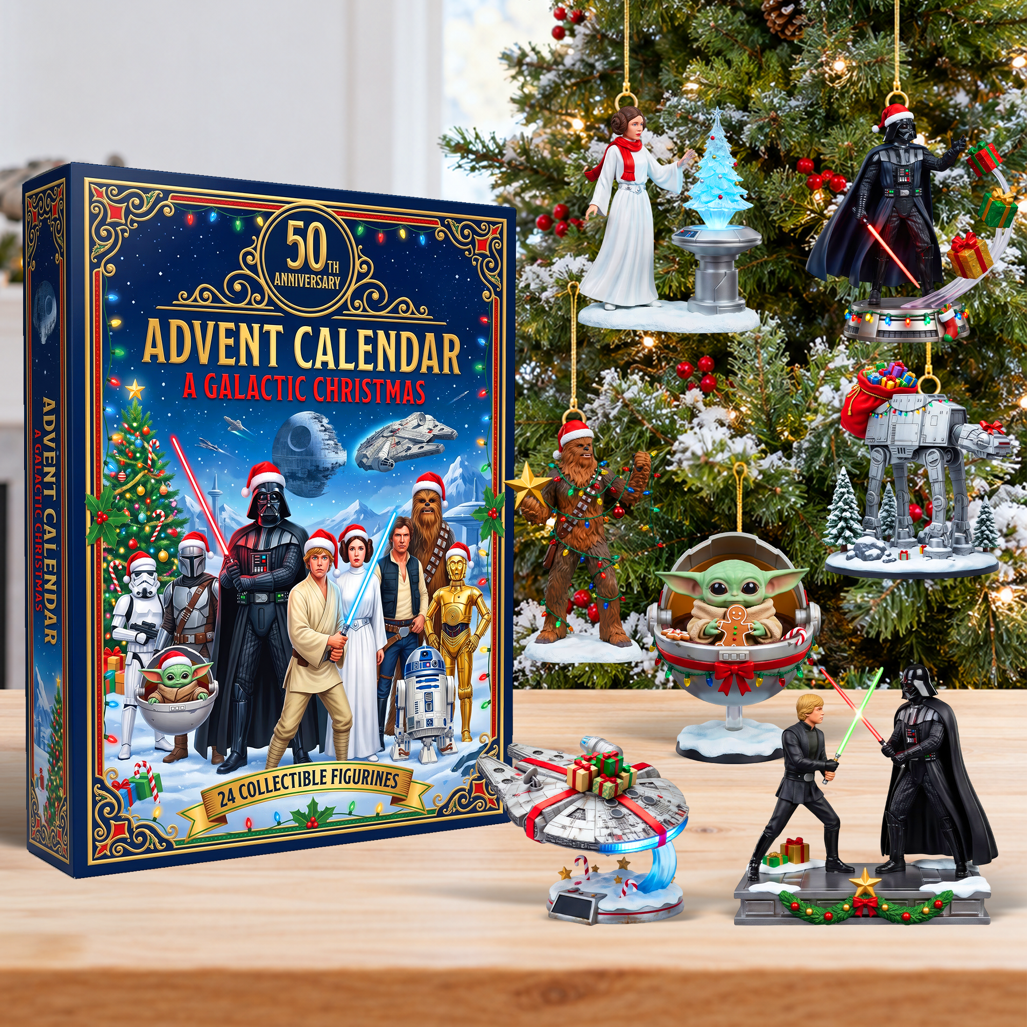 Celebrate the Season with a Galactic Touch - Advent Calendar Blind Box - Personalized Christmas Gifts Advent Calendar PopCulturePrints