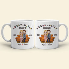 Load image into Gallery viewer, Custom Hubby &amp; Wifey Mug - Perfect Couple Gift for Valentine&#39;s Day Gifts Coffee Mug PopCulturePrints
