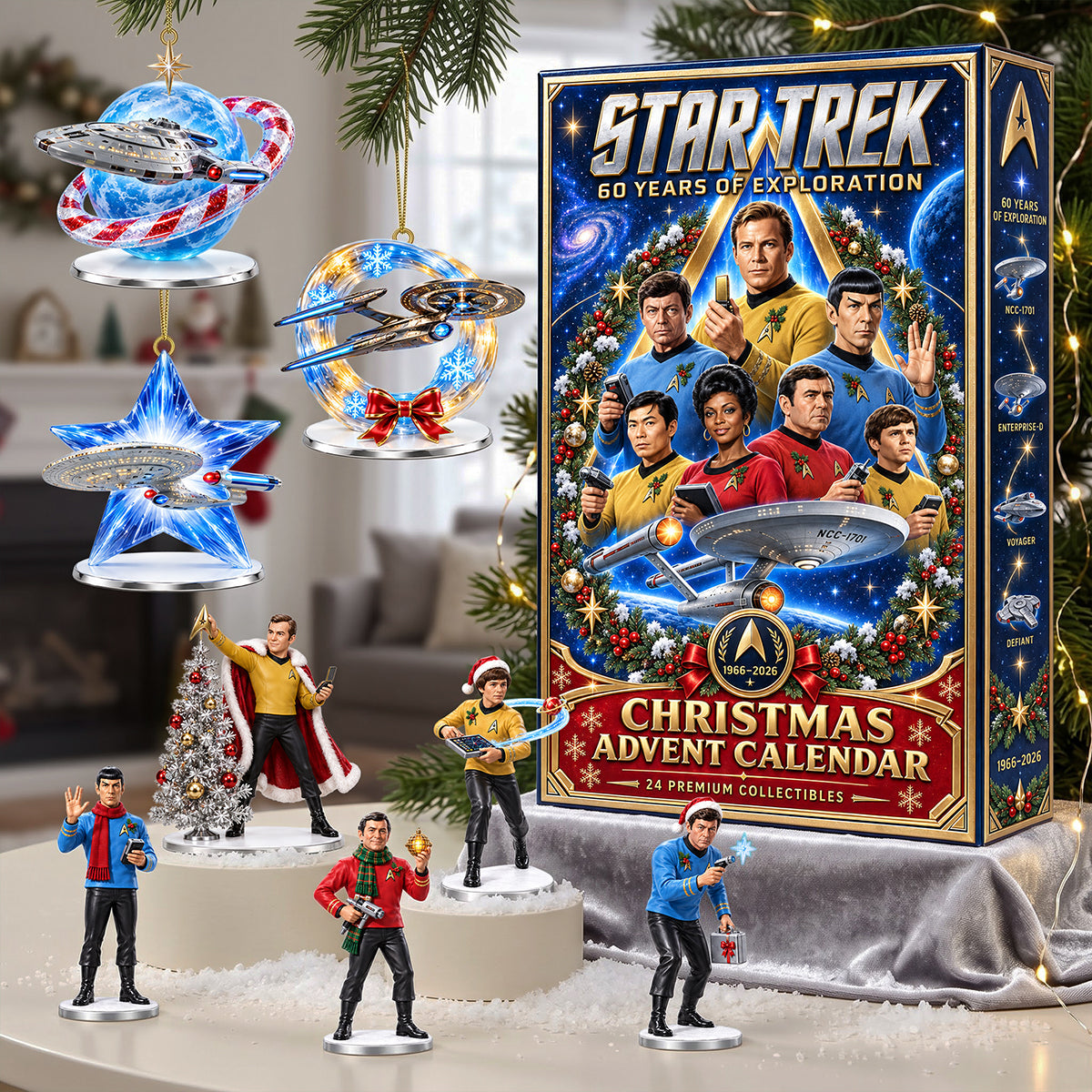 "Explore the Universe This Christmas!" - Sci-Fi Space Christmas Advent Calendar - Personalized Gift for Fans of Geek Culture and Fantasy