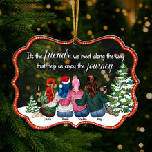 Load image into Gallery viewer, Personalized Friends Christmas Ornament - Cherish the Journey Ornament PopCulturePrints
