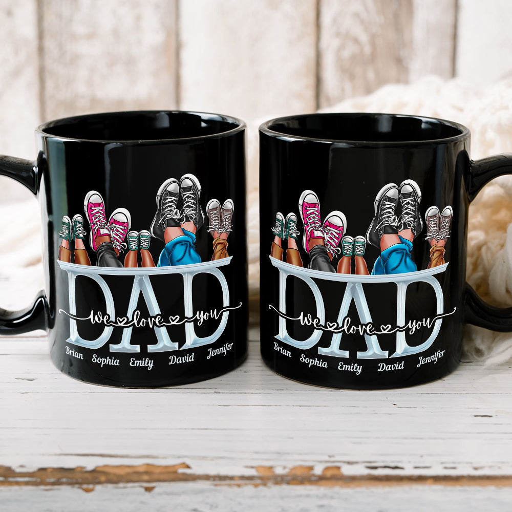 Custom Dad Mug - We Love You Personalized Gift Coffee Mug PopCulturePrints