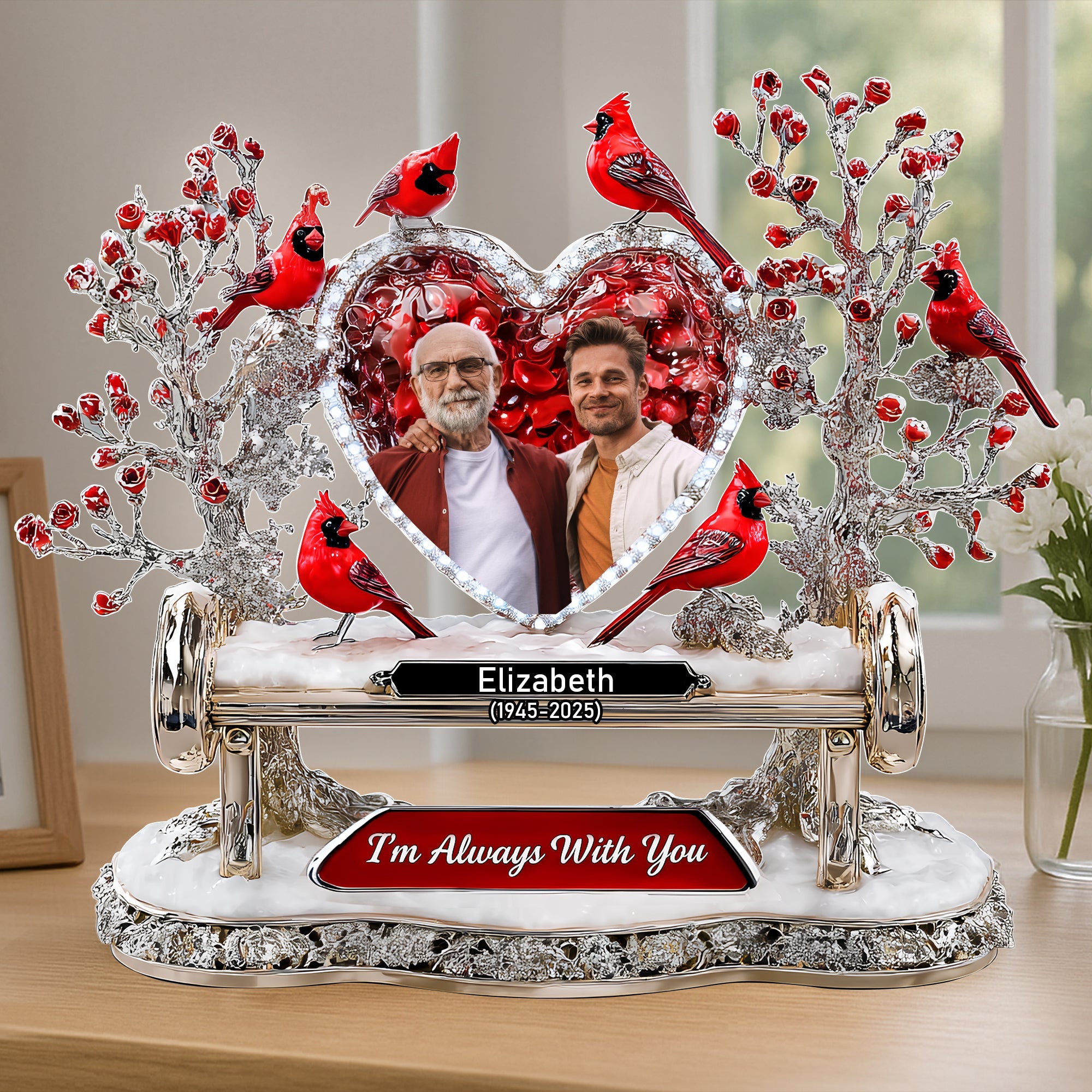 I'm Always With You - Personalized Acrylic Plaque | Custom Memorial Gift for Loved Ones Shaped Plaques PopCulturePrints