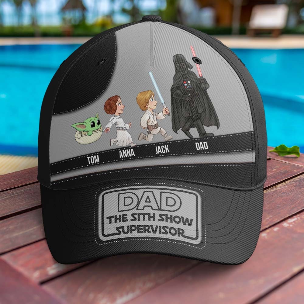 Personalized Star-Themed Dad Cap - Galactic Heroes Edition