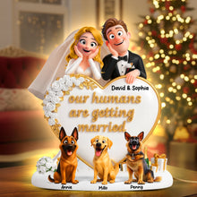 Load image into Gallery viewer, Celebrate Love with Personal Touch – Wedding Couple Light Box – Custom Gifts for Pet Lovers Light Box PopCulturePrints
