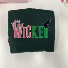 Load image into Gallery viewer, Wicked Glitter Embroidered Sweatshirt - Perfect Gift for Fans
