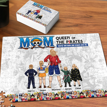 Load image into Gallery viewer, You&#39;re Our Hero - Personalized Jigsaw Puzzle for Mom, Queen of the Pirates Jigsaw Puzzles PopCulturePrints
