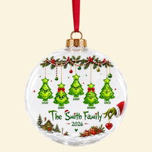 Load image into Gallery viewer, “Cherish Family Moments” - Personalized Christmas Ornament - Perfect Custom Gift for Family, Friends &amp; Loved Ones
