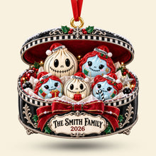 Load image into Gallery viewer, “Bring Home the Spookiness!” – Cute Spooky Dumpling Family Acrylic Ornament - Personalized Christmas Gifts for Families
