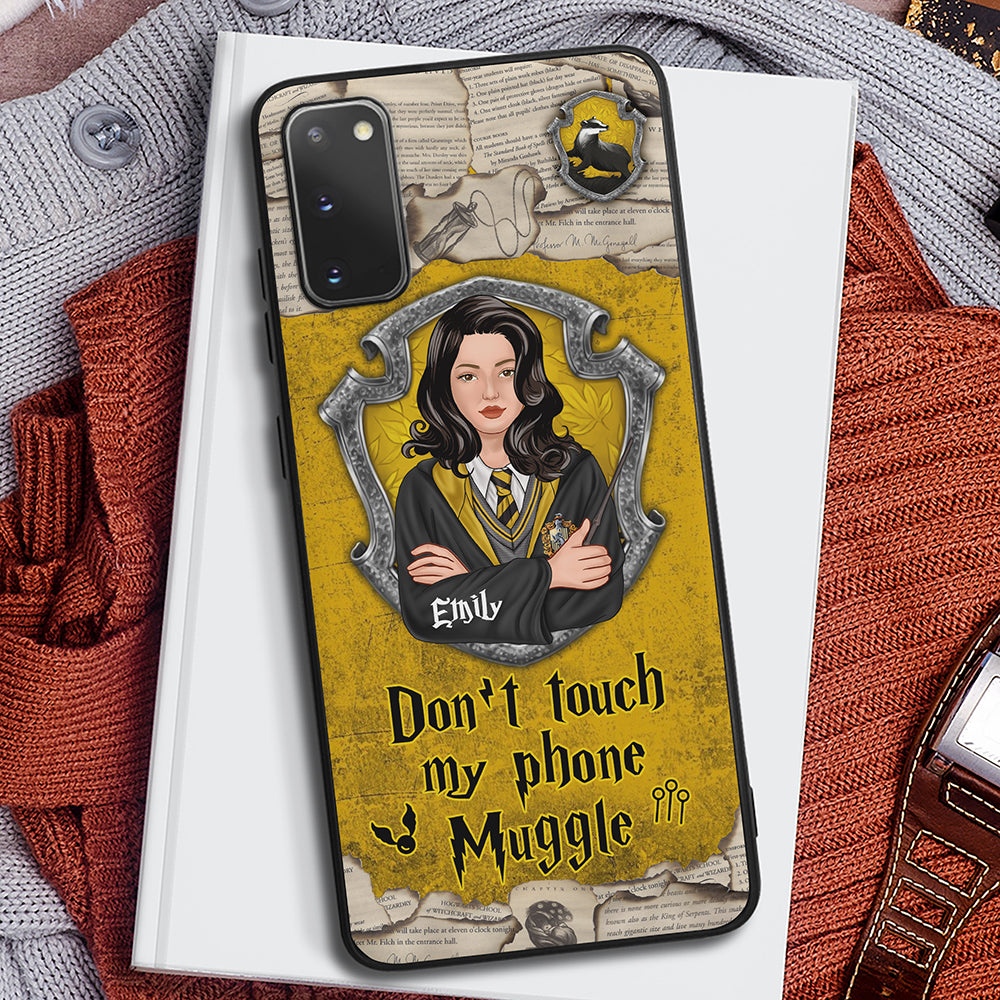 Personalized Harry Potter Themed Phone Case - Don't Touch My Phone Muggle