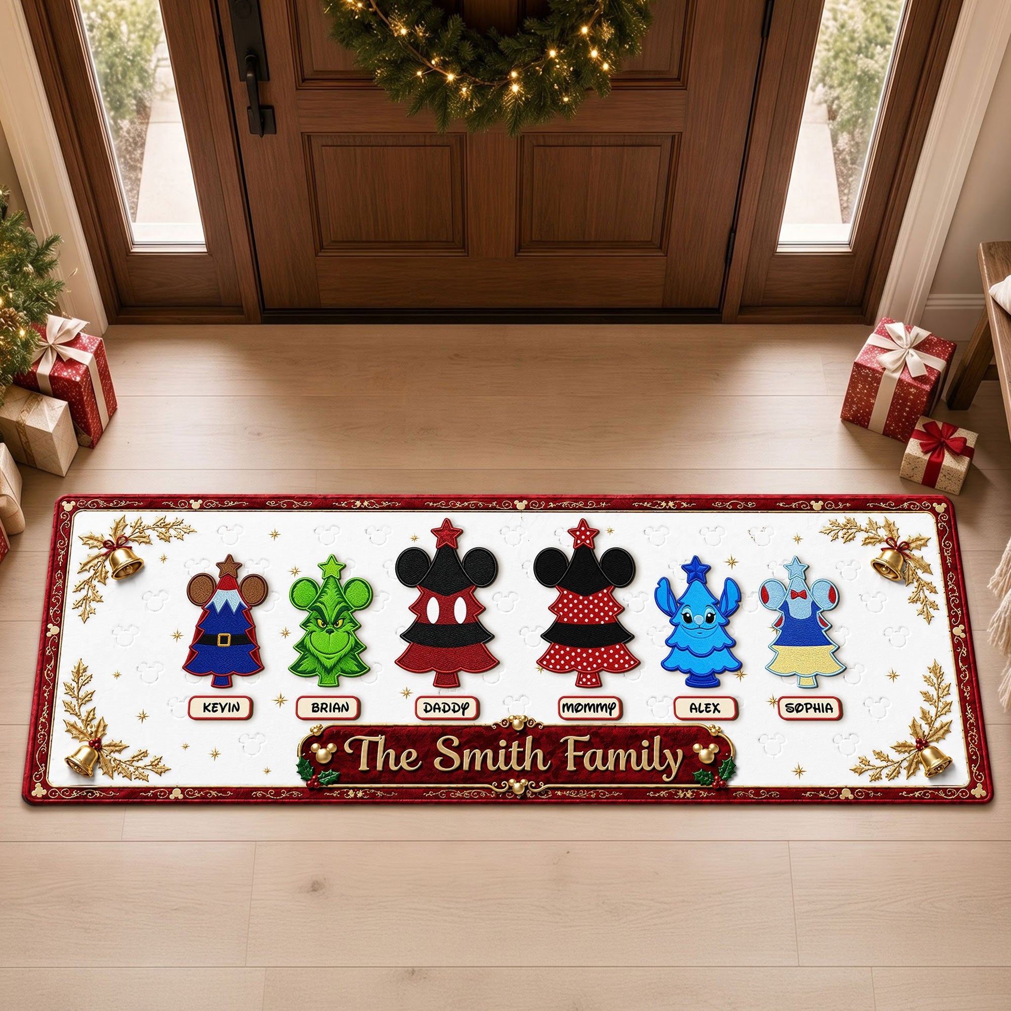 "Celebrate Family Togetherness with Our Cute Family Characters!" - Personalized Christmas Gifts for Family